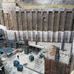 Insulation of the pit of the White Hotel Mashhad project